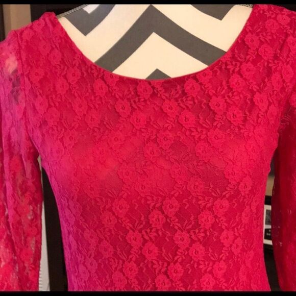 Star Vixen Pink Lace Dress Size SMALL - Picture 3 of 6